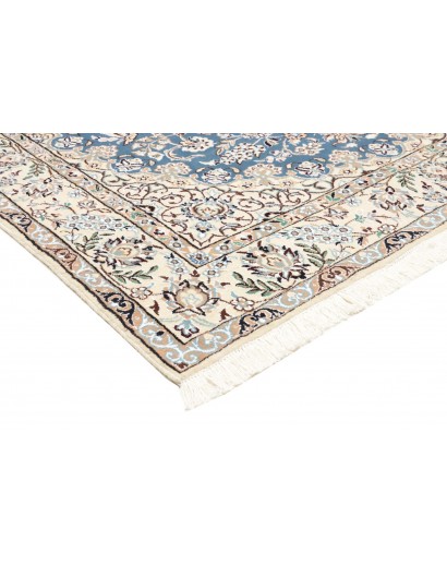 Tappeto Nain 9La Persia bianco azzurro 158x255