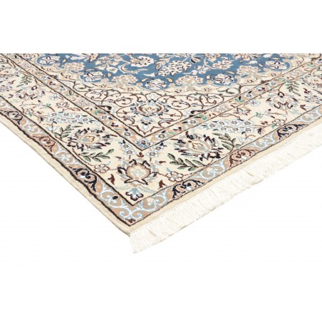 Tappeto Nain 9La Persia bianco azzurro 158x255
