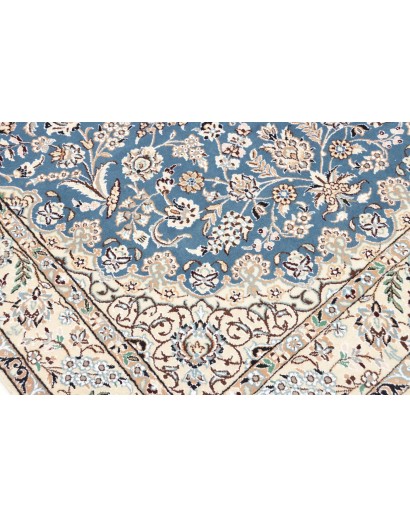 Tappeto Nain 9La Persia bianco azzurro 158x255