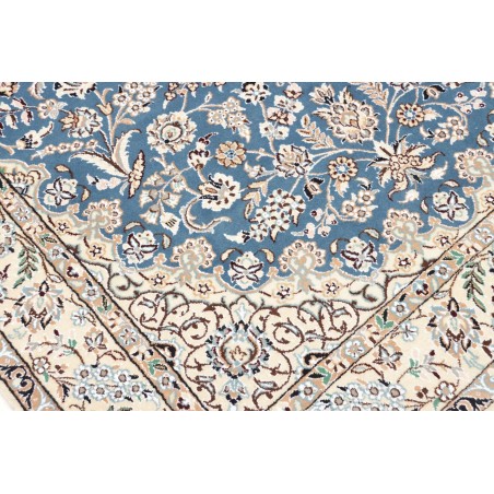 Tappeto Nain 9La Persia bianco azzurro 158x255