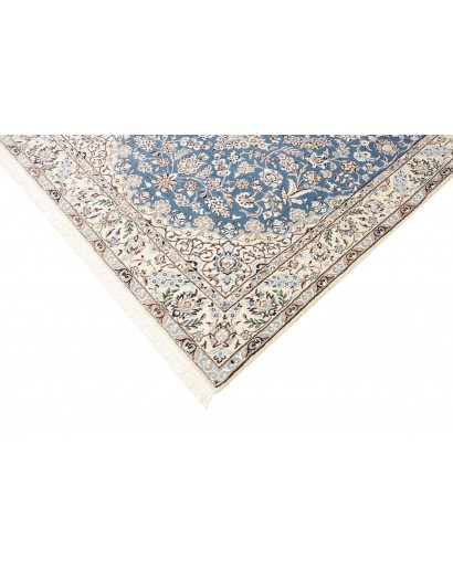Tappeto Nain 9La Persia bianco azzurro 158x255