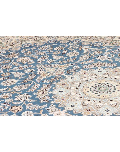Tappeto Nain 9La Persia bianco azzurro 158x255