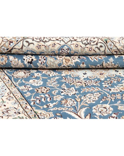 Tappeto Nain 9La Persia bianco azzurro 158x255