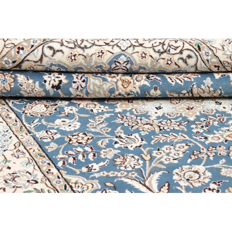 Tappeto Nain 9La Persia bianco azzurro 158x255