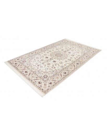 Tappeto Nain 9La Persia bianco azzurro 159x252