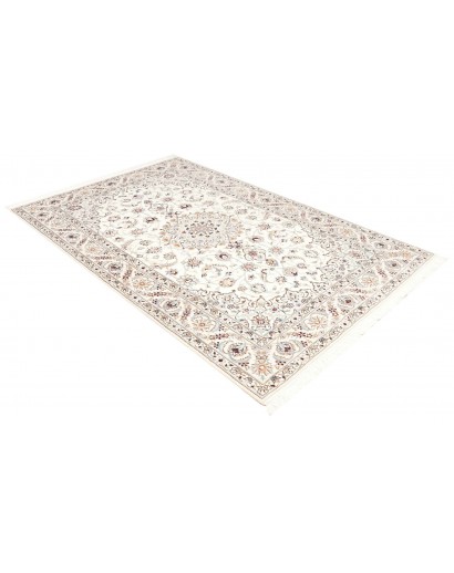 Tappeto Nain 9La Persia bianco azzurro 159x252
