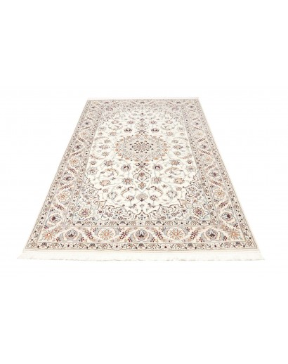Tappeto Nain 9La Persia bianco azzurro 159x252