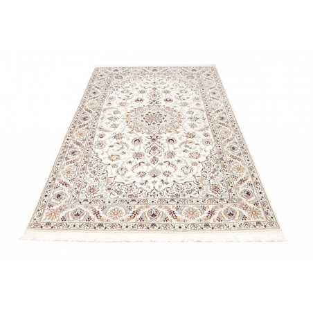Tappeto Nain 9La Persia bianco azzurro 159x252