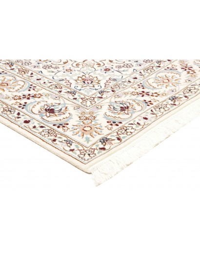 Tappeto Nain 9La Persia bianco azzurro 159x252