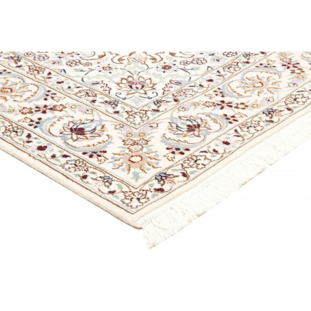 Tappeto Nain 9La Persia bianco azzurro 159x252