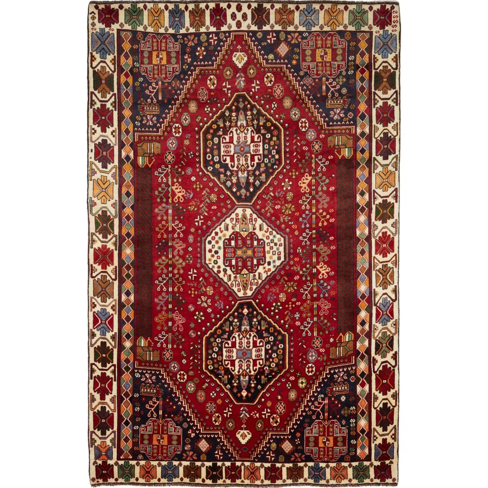 Tappeto Shiraz Persia marrone 188x290 Tappeto Shiraz Persia marrone 188x290