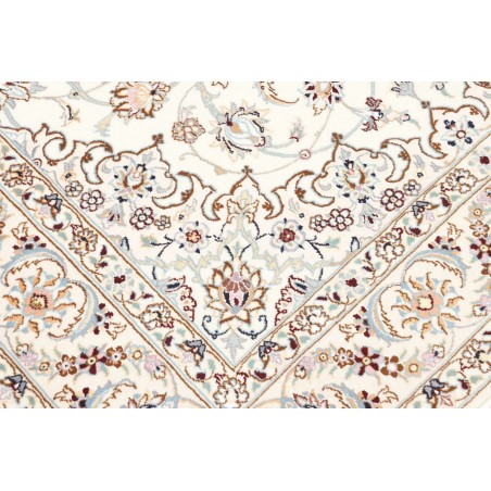 Tappeto Nain 9La Persia bianco azzurro 159x252