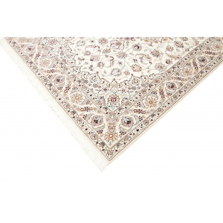 Tappeto Nain 9La Persia bianco azzurro 159x252