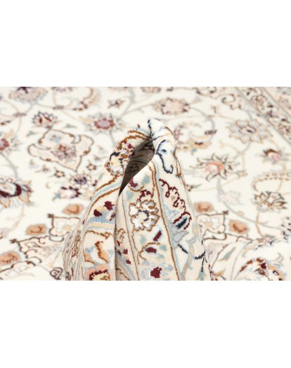 Tappeto Nain 9La Persia bianco azzurro 159x252