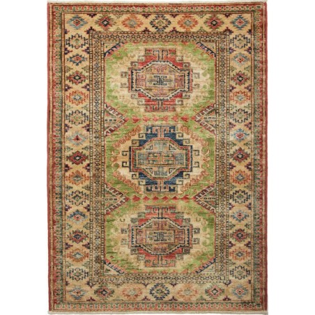 Tappeto Kazak Fine Pakistan bianco verde 83x115