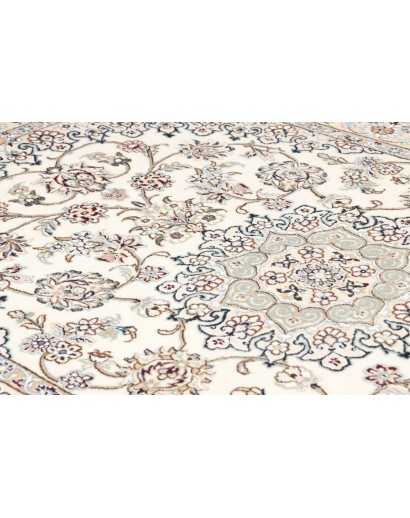 Tappeto Nain 9La Persia bianco verde 130x200