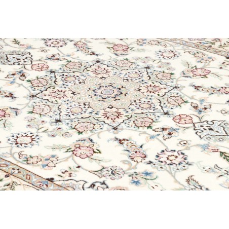 Tappeto Nain 9La Persia bianco verde 133x213