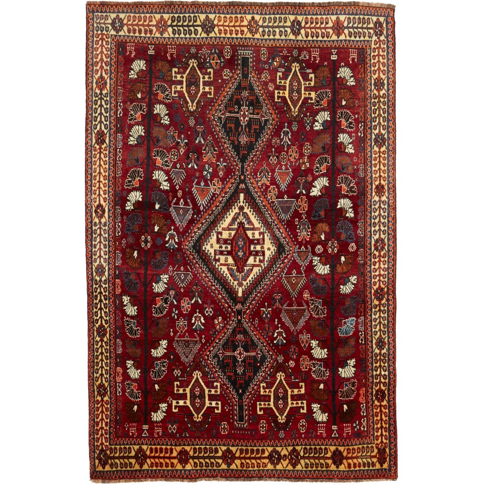 Tappeto Shiraz Fine Persia marrone 160x240 Tappeto Shiraz Fine Persia marrone 160x240