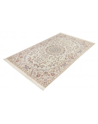 Tappeto Nain 9La Persia bianco azzurro 128x208