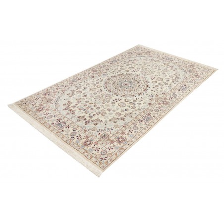 Tappeto Nain 9La Persia bianco azzurro 128x208
