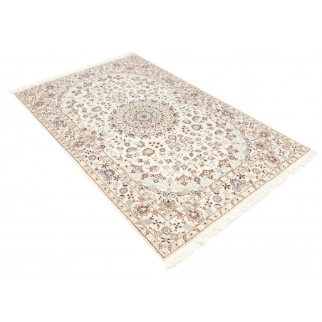 Tappeto Nain 9La Persia bianco azzurro 128x208