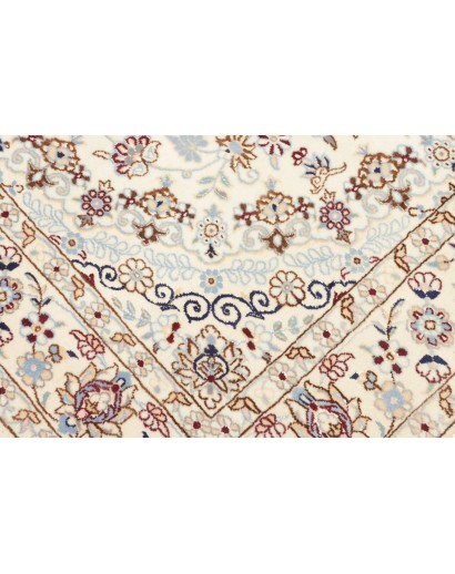Tappeto Nain 9La Persia bianco azzurro 128x208