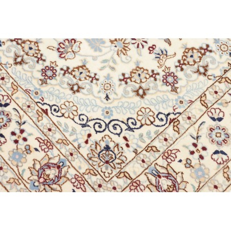 Tappeto Nain 9La Persia bianco azzurro 128x208