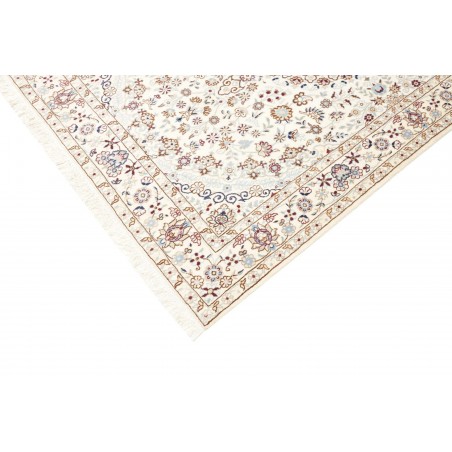Tappeto Nain 9La Persia bianco azzurro 128x208