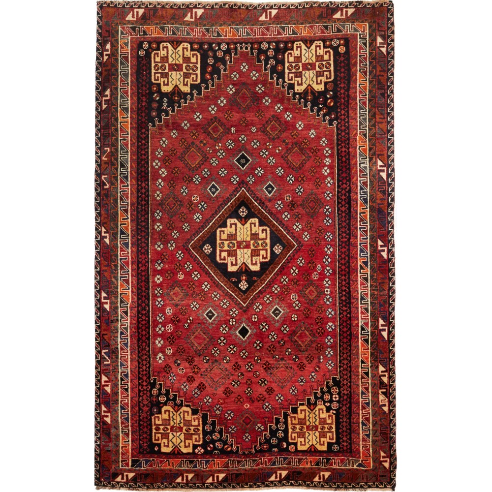 Tappeto Shiraz Fine Persia marrone 160x260 Tappeto Shiraz Fine Persia marrone 160x260