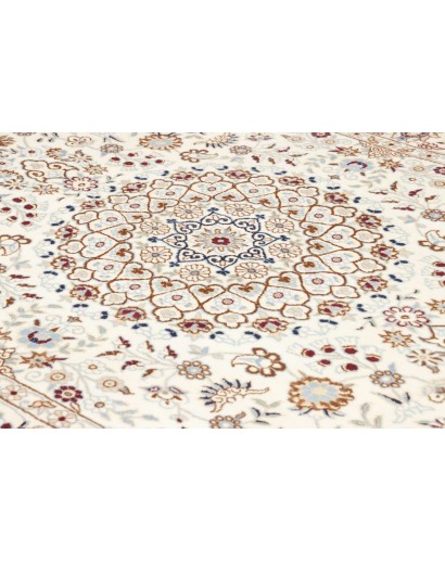 Tappeto Nain 9La Persia bianco azzurro 128x208