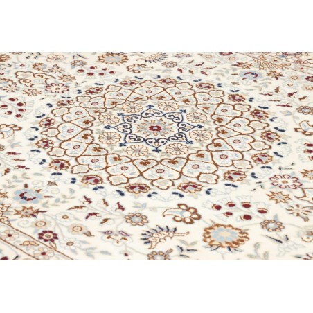Tappeto Nain 9La Persia bianco azzurro 128x208