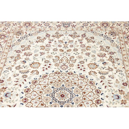 Tappeto Nain 9La Persia bianco azzurro 128x208