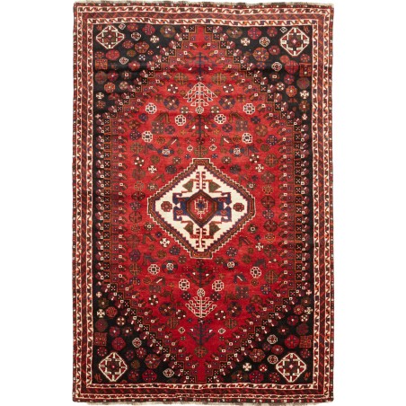 Tappeto Shiraz Persia marrone giallo 165x257