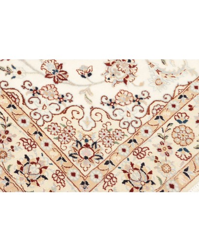 Tappeto Nain 9La Persia bianco beige 127x214
