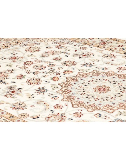 Tappeto Nain 9La Persia bianco beige 127x214