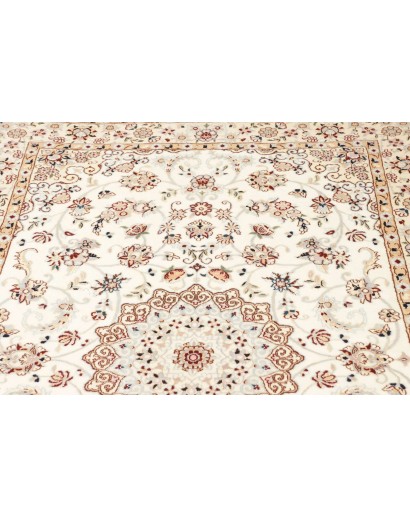 Tappeto Nain 9La Persia bianco beige 127x214