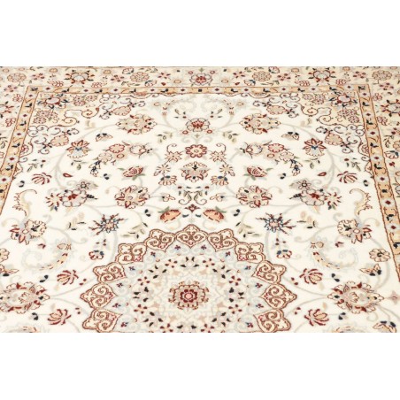 Tappeto Nain 9La Persia bianco beige 127x214