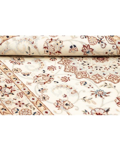 Tappeto Nain 9La Persia bianco beige 127x214