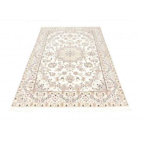 Tappeto Nain 9La Persia bianco azzurro 132x203