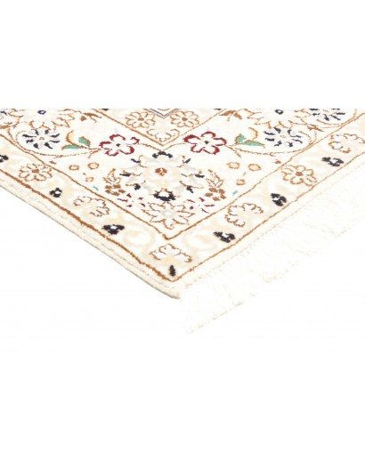 Tappeto Nain 9La Persia bianco azzurro 132x203