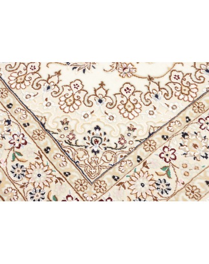 Tappeto Nain 9La Persia bianco azzurro 132x203