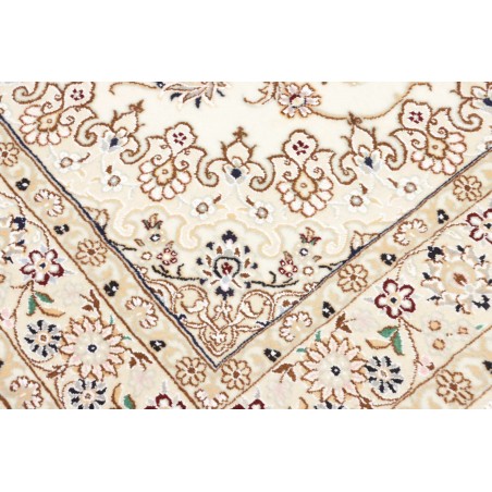 Tappeto Nain 9La Persia bianco azzurro 132x203
