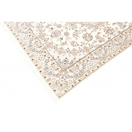 Tappeto Nain 9La Persia bianco azzurro 132x203
