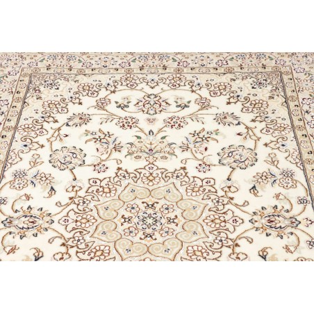 Tappeto Nain 9La Persia bianco azzurro 132x203