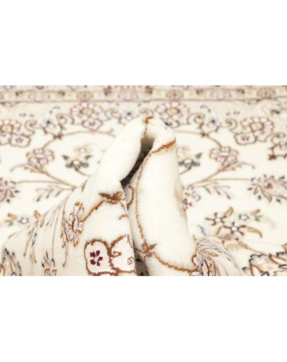 Tappeto Nain 9La Persia bianco azzurro 132x203