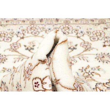 Tappeto Nain 9La Persia bianco azzurro 132x203