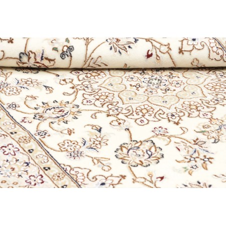 Tappeto Nain 9La Persia bianco azzurro 132x203