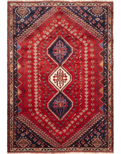 Tappeto Shiraz Fine Persia marrone giallo 182x258