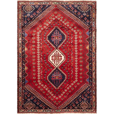 Tappeto Shiraz Fine Persia marrone giallo 182x258