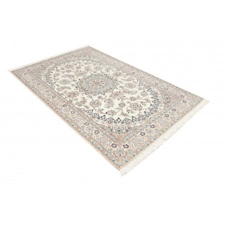 Tappeto Nain 9La Persia bianco marrone 136x217